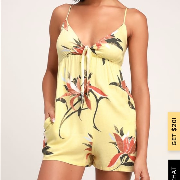 O'Neill Dresses & Skirts - NWT tropical floral romper